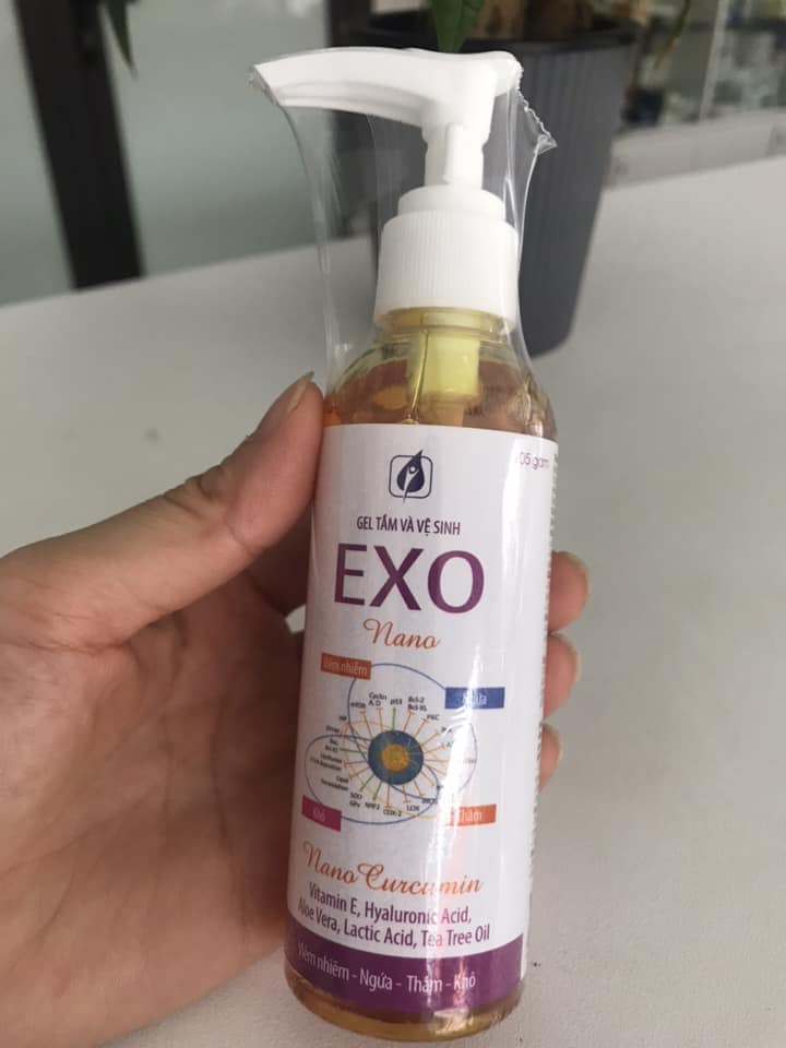 Gel tắm và vệ sinh EXO Nano (chai 105g)